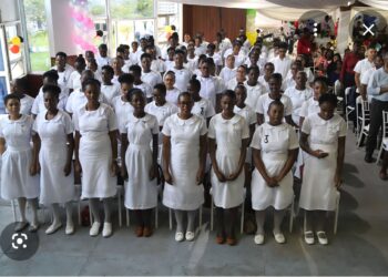 Guyana nurses (WIN photo)