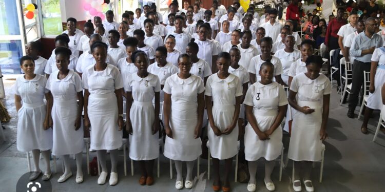 Guyana nurses (WIN photo)