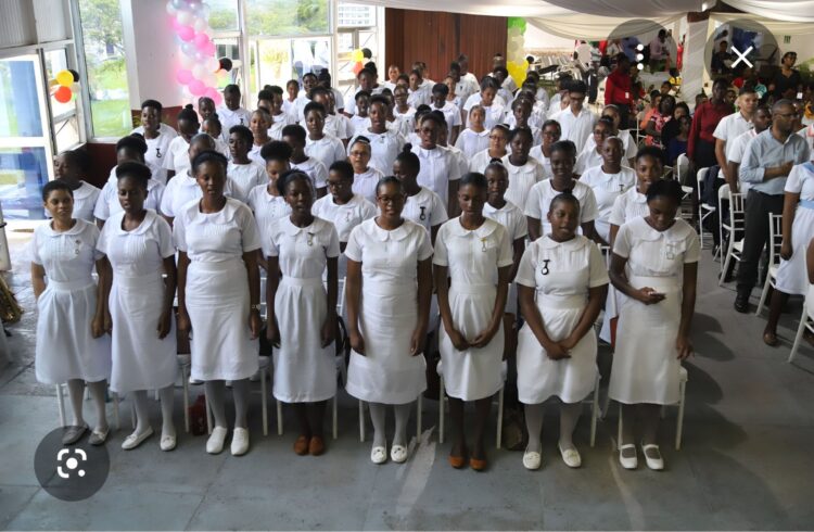Guyana nurses (WIN photo)