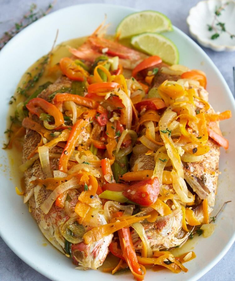 Steamed Fish Recipe (Jamaican Style)