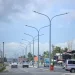 Streetlights along the Mandela roadway (DPI photo)