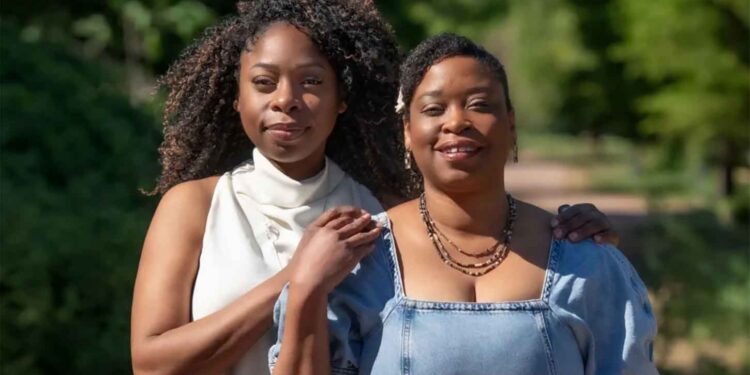 Twins Michelle and Lavinia Osbourne 49, exist because of an incredibly rare biological process called heteropaternal superfecundation.