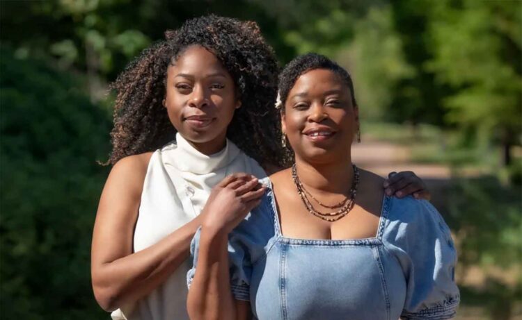 Twins Michelle and Lavinia Osbourne 49, exist because of an incredibly rare biological process called heteropaternal superfecundation.