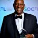 Professor Justice (Retired) Courtney A. Abel displays the inaugural Lifetime Achievement Award presented by the Society of Caribbean Lawyers (SOCAL) at its Spring Gala 2026 in London, England.