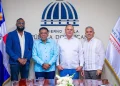 Minister of Agriculture Zulfikar Mustapha, alongside the Dominican Republic official delegation
