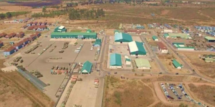 The Laikipia Air Base in Nanyuki, Kenya, identified as the site of the proposed plan by the United States government to set up a quarantine facility for its citizens exposed to Ebola during the ongoing outbreak in the Democratic Republic of Congo (DRC).