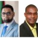 L-R President Irfaan Ali, AFC Chairman and Interim Leader David Patterson