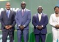 From left: Honourable Michael B. Halkitis, Minister of Finance, The Bahamas, Mr. Okechukwu Ihejirika, Ag. Regional Chief Operating Officer, Afreximbank Caribbean Office, Honourable Philip Davis, Prime Minister of The Bahamas and Honourable Ginger M. Moxey, Minister of Grand Bahama