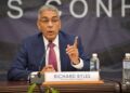Outgoing Governor of the Bank of Jamaica, Richard Byles