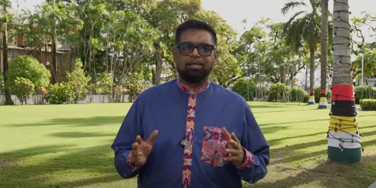 President Irfaan Ali during a social media address on Wednesday