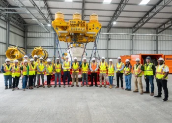 Teams from the Ministry of Natural Resources, the Vreed-en-Hoop Shore Base and Exxon Mobil Guyana