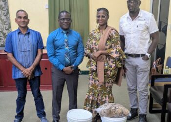 Waste To Wealth meets linden Town clerk & Deputy Mayor