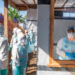 Health workers stand in a new Ebola treatment center in Bunia, northeastern Democratic Republic of the Congo, May 31, 2026. /VCG