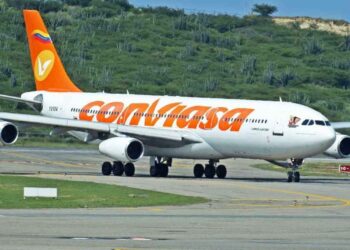 The Venezuelan Consortium of Aeronautical Industries and Air Services, S.A. (Conviasa), the flag carrier of the Bolivarian Republic of Venezuela was stranded in Kingston on Saturday June 6 2026 .