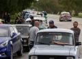 Drivers wait in a long line to enter a gas station in Bacuranao near Havana, Cuba, Jan. 30, 2026. (AP Photo/Ramon Espinosa, File)