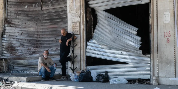 Damage by Israeli airstrikes in the centre of Nabatieh on June 26, 2026 in Nabatieh, Lebanon. 
Guy Smallman/Getty Images