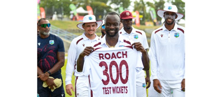 fast bowler Kemar Roach