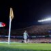 Lionel Messi prepares to take a corner during Argentina's 3-1 quarterfinal win against Switzerland at the 2026 FIFA World Cup at the Kansas City Stadium, the United States, July 11, 2026. (Xinhua/Xu Chang)