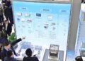 Visitors learn about the flexible green power hydrogen product solution of China Railway Rolling Stock Corporation (CRRC) during the 14th Energy Storage International Conference and Expo (ESIE) in Beijing, capital of China, April 2, 2026. (Xinhua/Yin Dongxun)