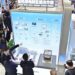 Visitors learn about the flexible green power hydrogen product solution of China Railway Rolling Stock Corporation (CRRC) during the 14th Energy Storage International Conference and Expo (ESIE) in Beijing, capital of China, April 2, 2026. (Xinhua/Yin Dongxun)
