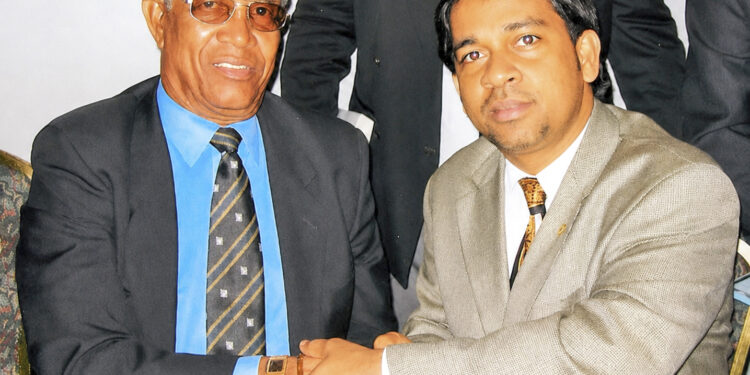Albert Baldeo cherishes an unforgettable moment he shared with Sir Garry in 2002