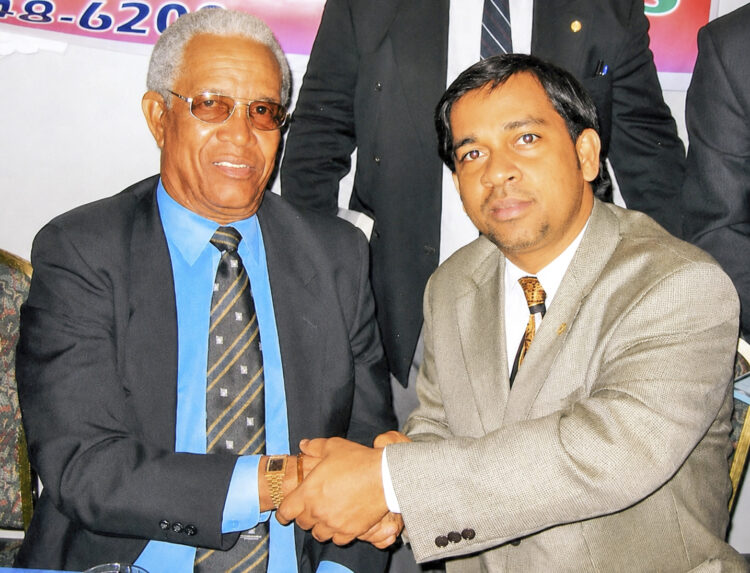Albert Baldeo cherishes an unforgettable moment he shared with Sir Garry in 2002