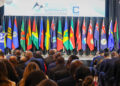 Chairman of CARICOM, The Hon. Philip J. Pierre, Prime Minister of Saint Lucia addressing the Opening Ceremony of the 51st Regular Meeting of the Conference of Heads of Government of the Caribbean Community at Sandals Grande Saint Lucia, Sunday 5 July.