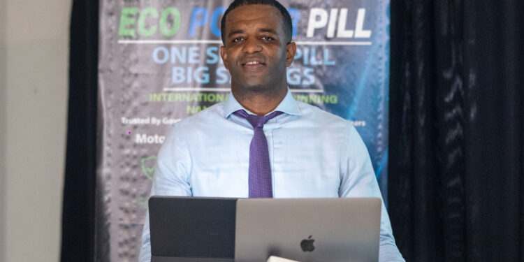 Rene Hamilton, Carbon3's authorised distributor in Guyana