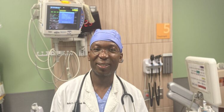 Dr Keith Cummings (Stabroek News' photo)