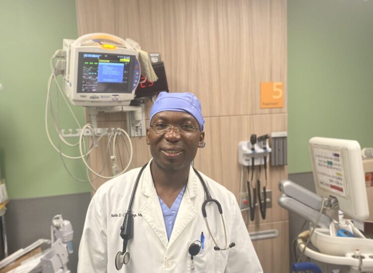 Dr Keith Cummings (Stabroek News' photo)
