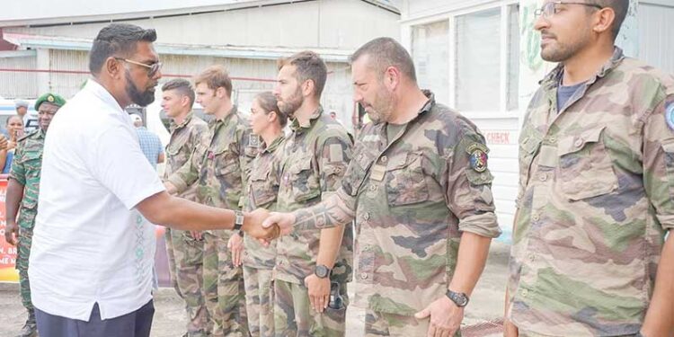The French Guiana delegation