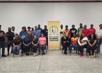 GOA CAC Games contingent at Team briefing