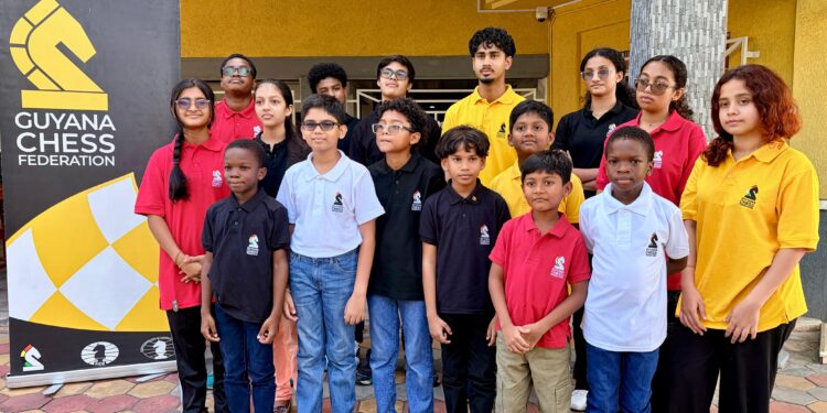 Guyana Youth Chess Team for Colombia