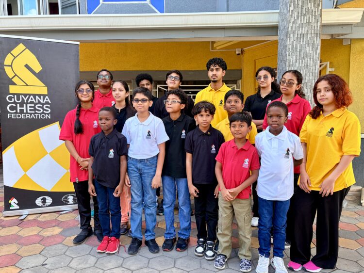 Guyana Youth Chess Team for Colombia