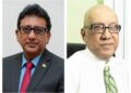 L-R AG Anil Nandlall, GHK Lall