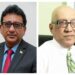 L-R AG Anil Nandlall, GHK Lall