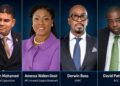 Joint Opposition- Mohamed (WIN), Walton-Desir (FGM), Bess (VPAC) and Patterson (AFC)