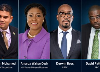 Joint Opposition- Mohamed (WIN), Walton-Desir (FGM), Bess (VPAC) and Patterson (AFC)