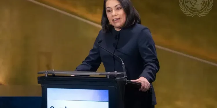 Guyana’s Permanent Representative to the United Nations, Carolyn Rodrigues-Birkett