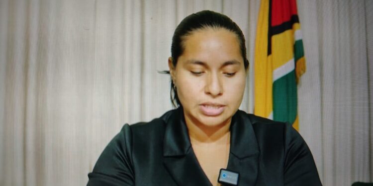 APNU MP Juretha Fernandes (screengrab)