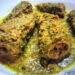 kaloungy/stuff Karela with shrimp