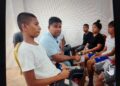 Screengrab: Opposition Leader Azruddin Mohamed meets with survivors of the MV Barima tragedy and families of the victims in Port Kaituma on Saturday, July 25, 2026.
