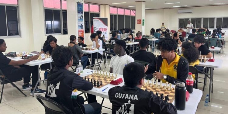 Scene from 2025 National Junior Chess Championship Qualifiers