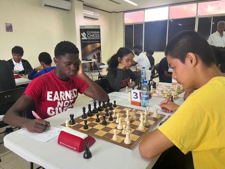 Scene from 2025 National Junior Chess Championship Qualifiers