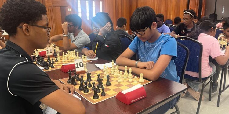 Scene from the 2026 Junior Chess Qualifiers Championship