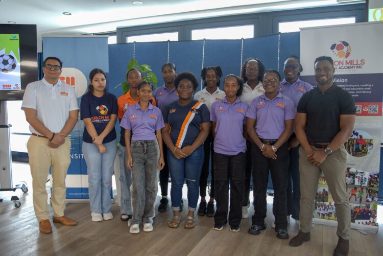 Mr. Martin Cheong, General Manager of SBM Offshore Guyana, Mr. Vurlon Mills and some of the participants