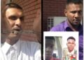 Anil "Dan Pole" Sancharra and Vinod "Magga" Gopaul, inset Joel Henry and Isaiah Henry