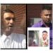 Anil "Dan Pole" Sancharra and Vinod "Magga" Gopaul, inset Joel Henry and Isaiah Henry