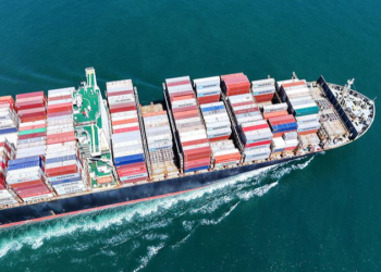 File photo of an aerial view of Qingdao Port in Qingdao, east China's Shandong Province. /VCG