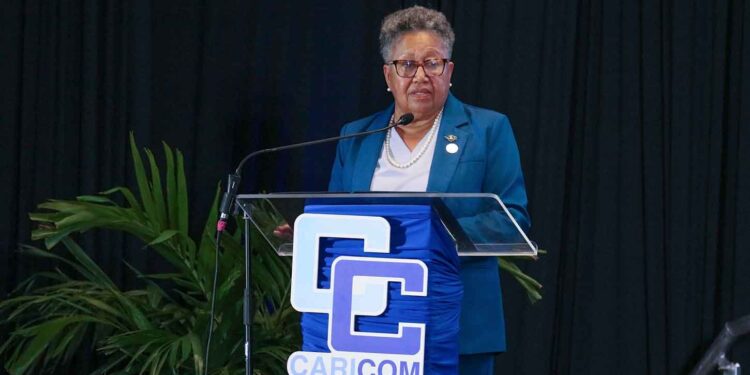 CARICOM Secretary-General Dr Carla Barnett reappointymernt referred to the Caribbean Court of Justice, CCJ.